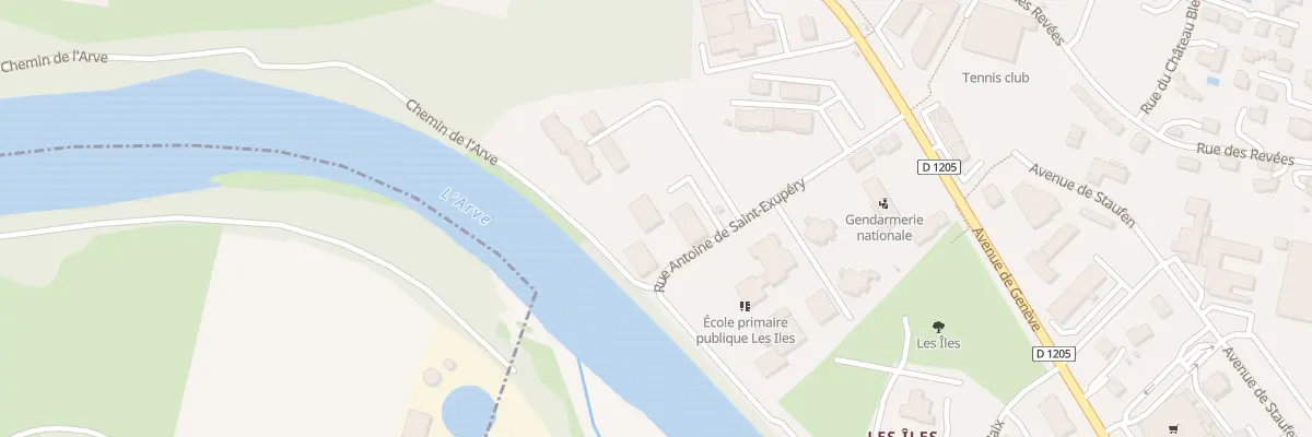 Plan du 176 Rue antoine de saint-exupéry à Bonneville
