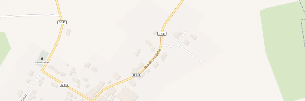 Plan du 19 Rue de Lunéville à Einvaux