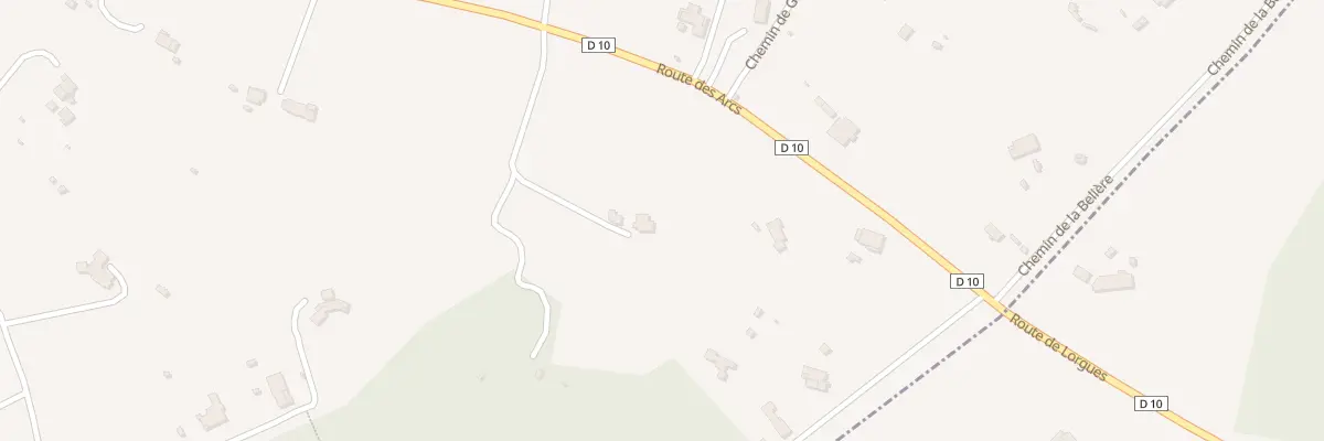 Plan du 4048 Rte des Arcs à Lorgues