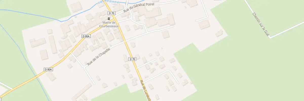 Plan du 5 Rue de Luneville à Courbesseaux