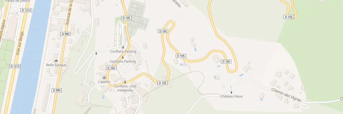 Plan du 9009 Rte du Fort du Mont à Albertville