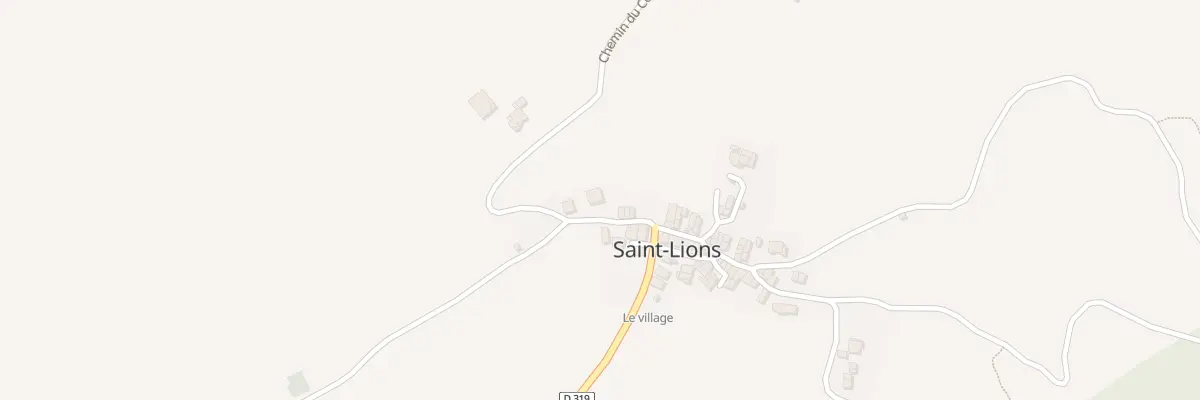 Plan du 5023 Coutant à Saint-Lions