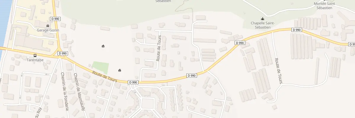 Plan du 343 Rte de Tours à Albertville