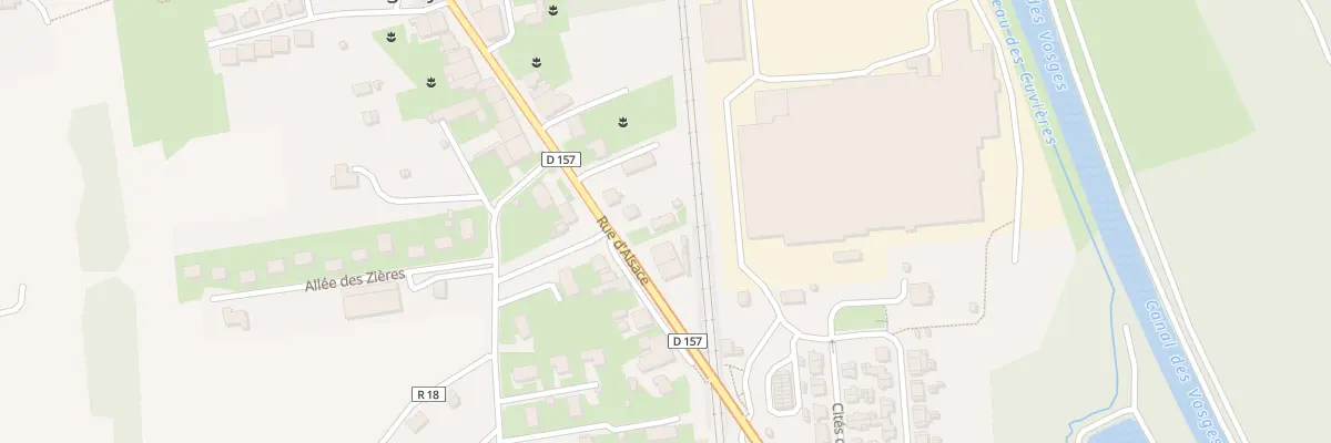 Plan du 8B Rue d’Alsace à Igney
