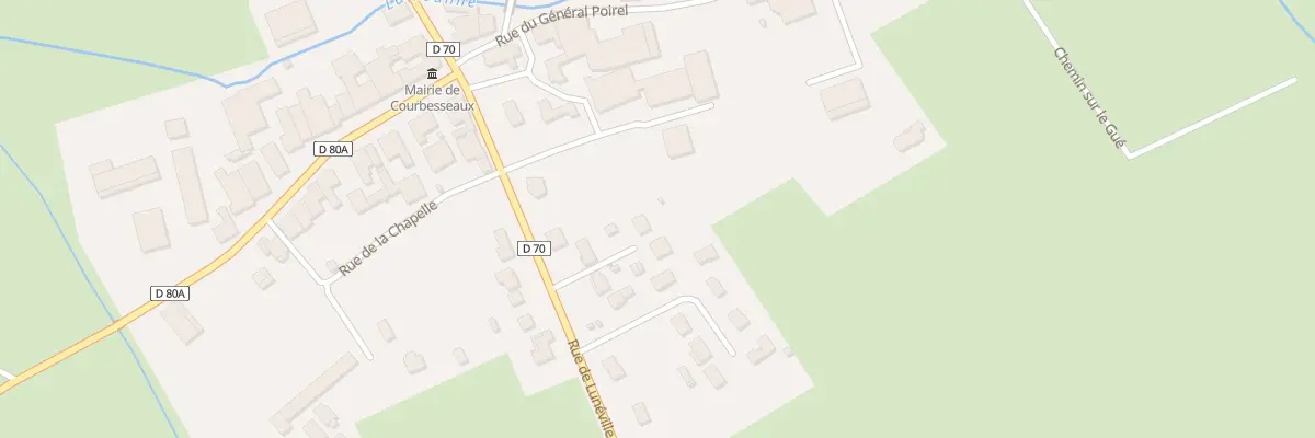 Plan du 3 Chem du Jardin de l’Ecole à Courbesseaux