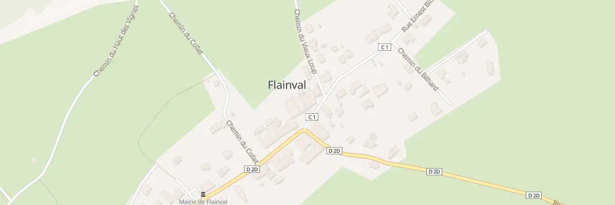Plan du 35 Rue Ernest Bichat à Flainval