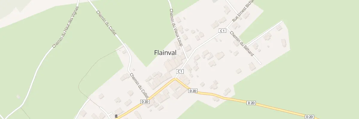 Plan du 37 Rue Ernest Bichat à Flainval