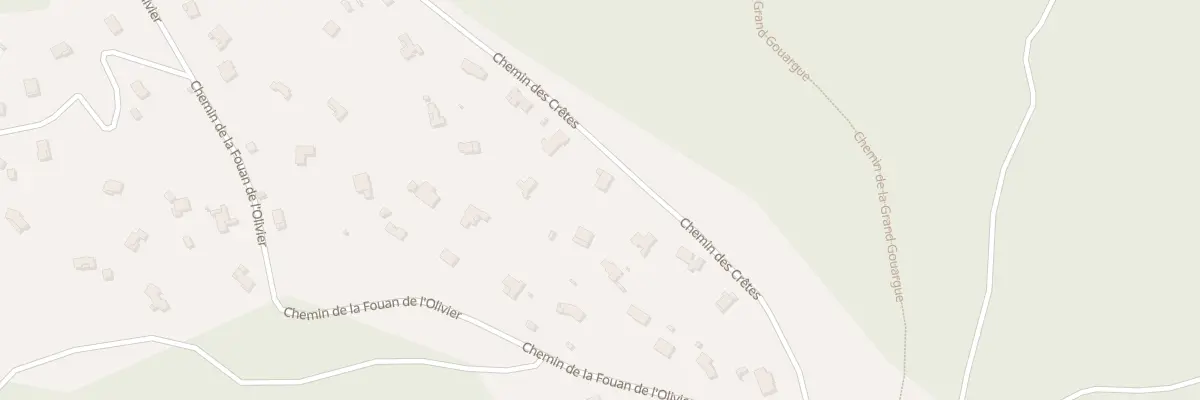 Plan du 315 Che des Crêtes à Vidauban