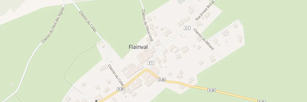 Plan du 39 Rue Ernest Bichat à Flainval