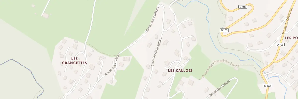 Plan du 5503 Les Dufours à Marthod