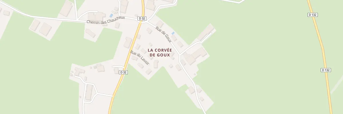 Plan du 6 Rue de Goux à Vercel-Villedieu-le-Camp