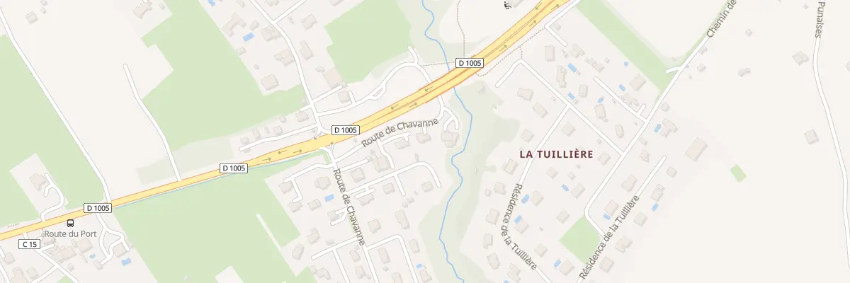 Plan du 7 Rte de Chavanne à Sciez