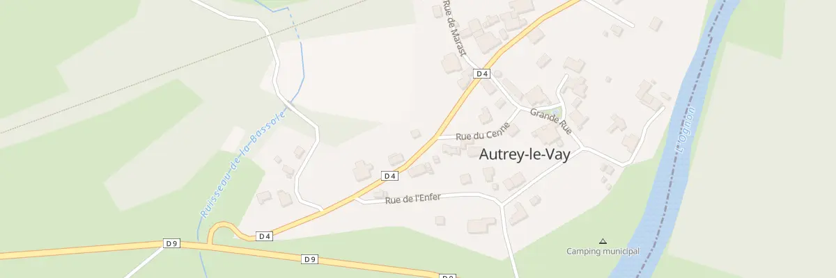 Plan du 4 Rue de Vesoul à Autrey-le-Vay