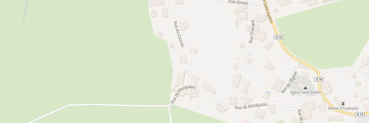 Plan du 61 Rue du Coucou à Arpenans