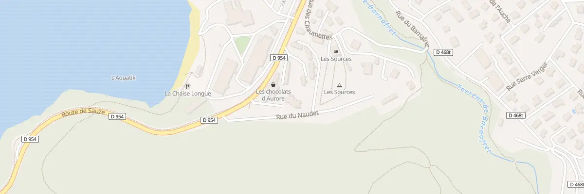 Plan du 3 Av du Faubourg à Savines-le-Lac