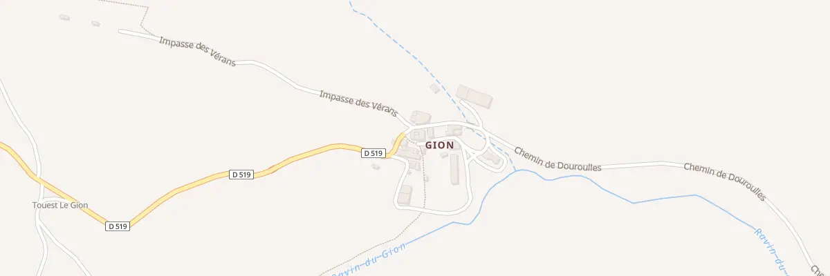 Plan du 533 Che du Hameau de Gion à Clumanc