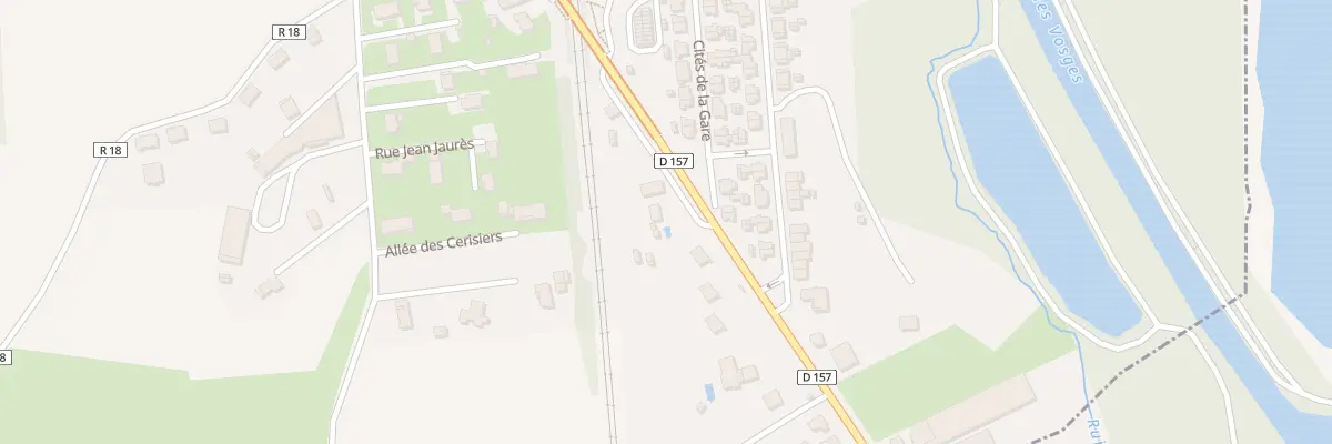 Plan du 15 Rue d’Alsace à Igney
