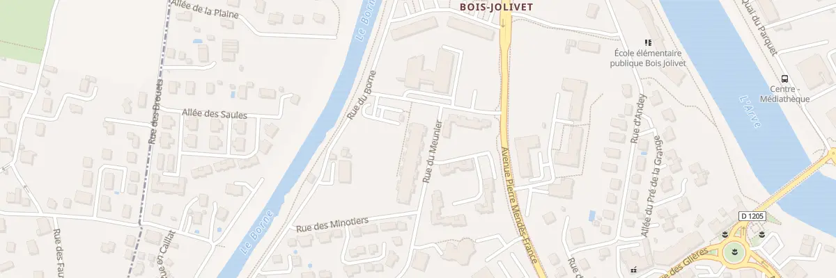 Plan du 101 Rue des pêcheurs à Bonneville