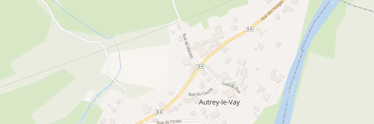 Plan du 1 Rue de Marast à Autrey-le-Vay