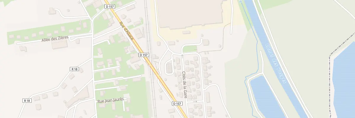 Plan du 23 Cites de la Gare à Igney