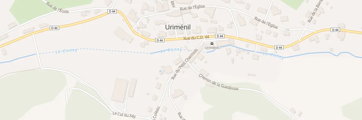 Plan du 96 Rue du Petit Charmois à Uriménil