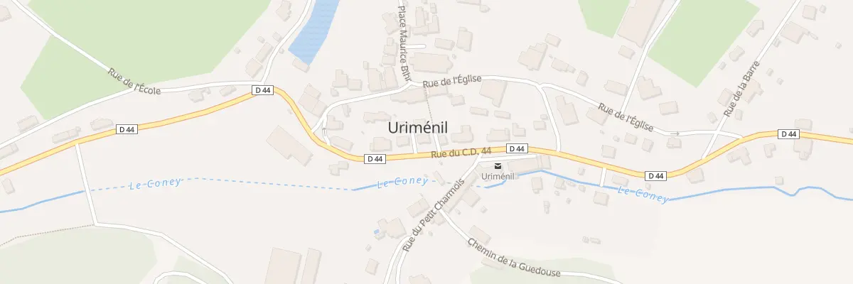Plan du 326 Cd 44 Le Centre à Uriménil