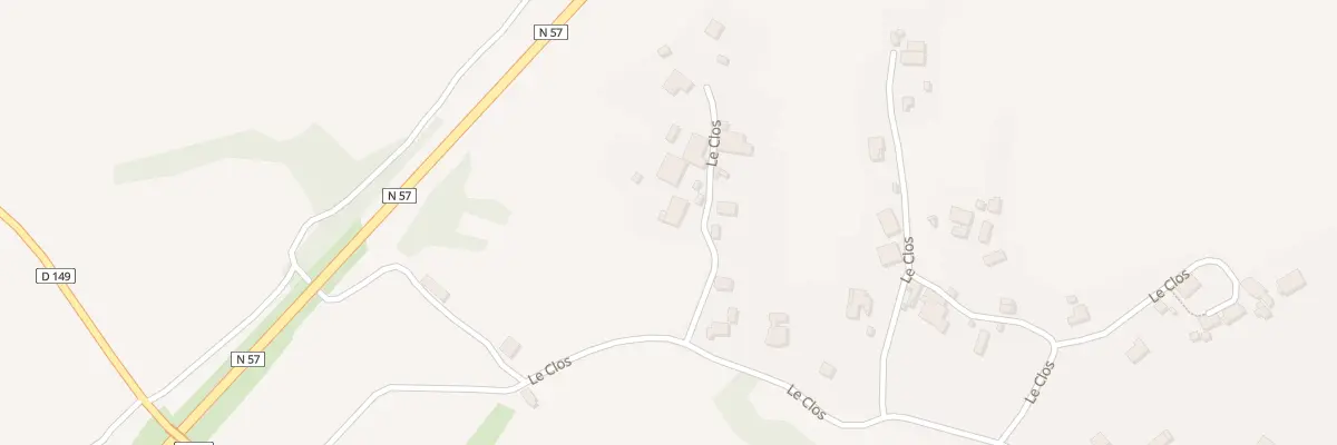 Plan du 80 Le Clos à Fougerolles-Saint-Valbert