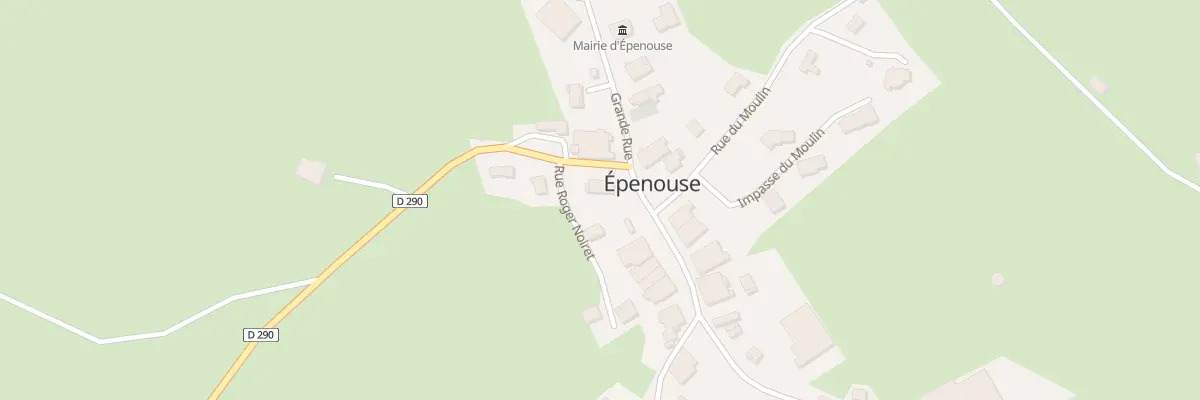 Plan du 16 Rue Grande Rue à Épenouse
