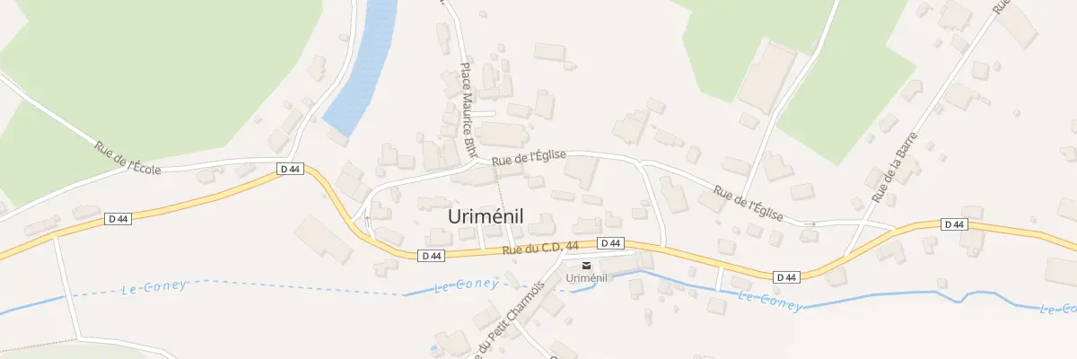 Plan du 285 Rue de l’Eglise à Uriménil