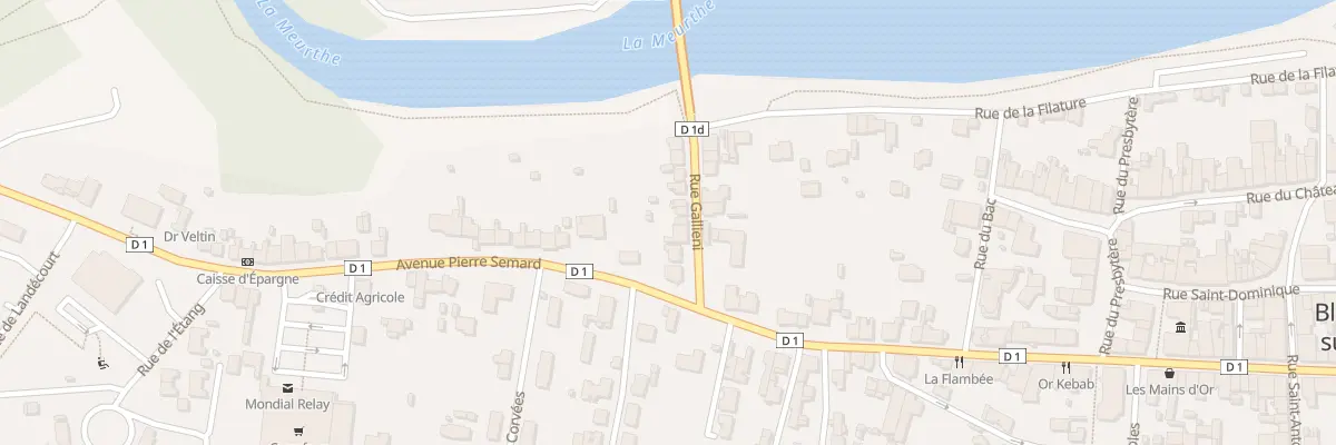 Plan du 5 Rue Galliéni à Blainville-sur-l’Eau