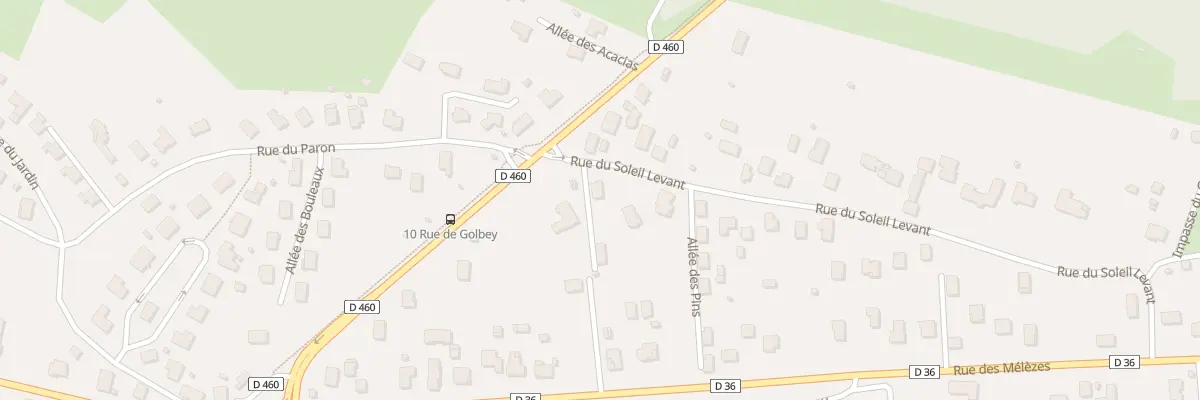 Plan du 6 Rue du Soleil Levant aux Forges