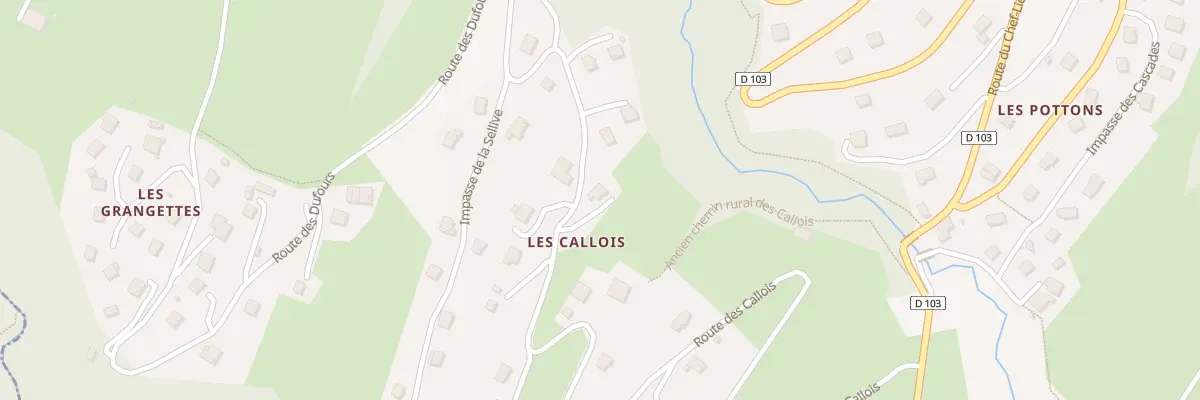 Plan du 5566 Les Callois à Marthod