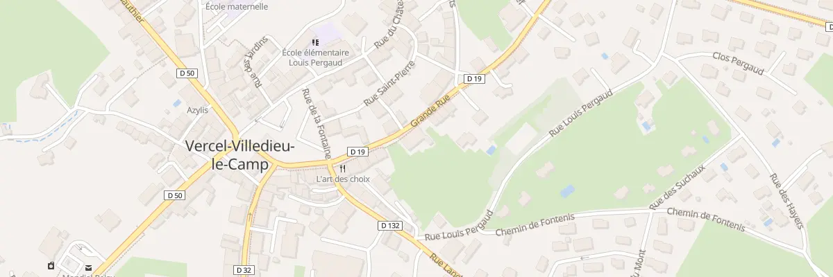 Plan de Au Village Sud à Vercel-Villedieu-le-Camp