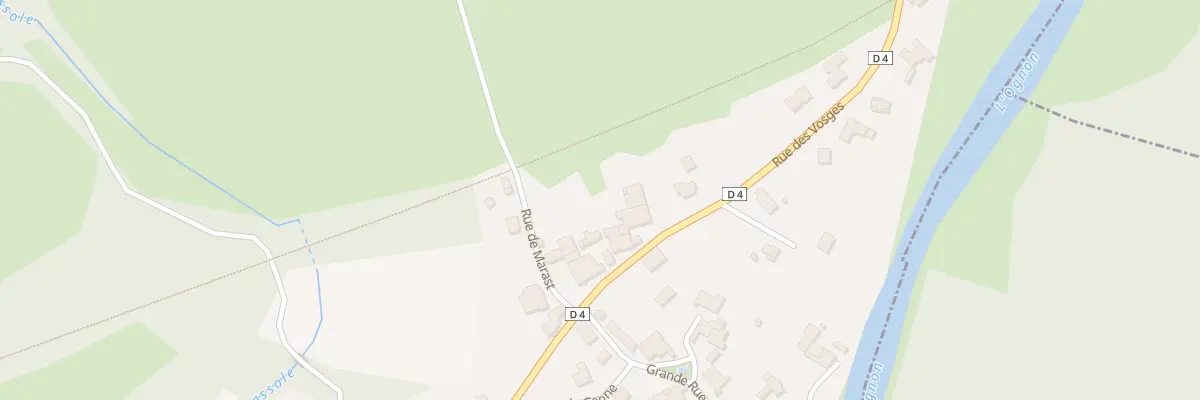 Plan du 5 Rue des Vosges à Autrey-le-Vay