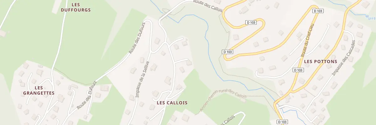Plan du 5592 Les Callois à Marthod