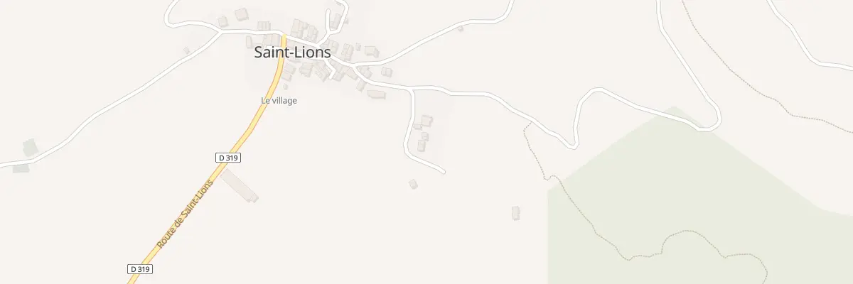 Plan du 5025 Les Aires à Saint-Lions