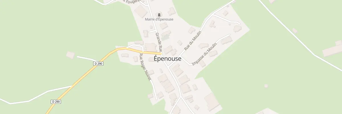 Plan du 1 Rue du Moulin à Épenouse
