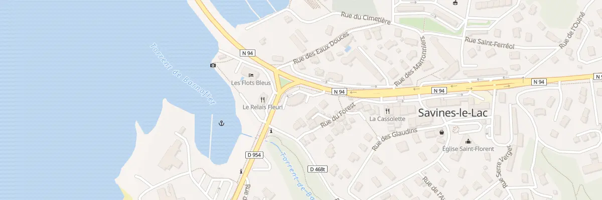Plan du 5185 Le Bourg à Savines-le-Lac
