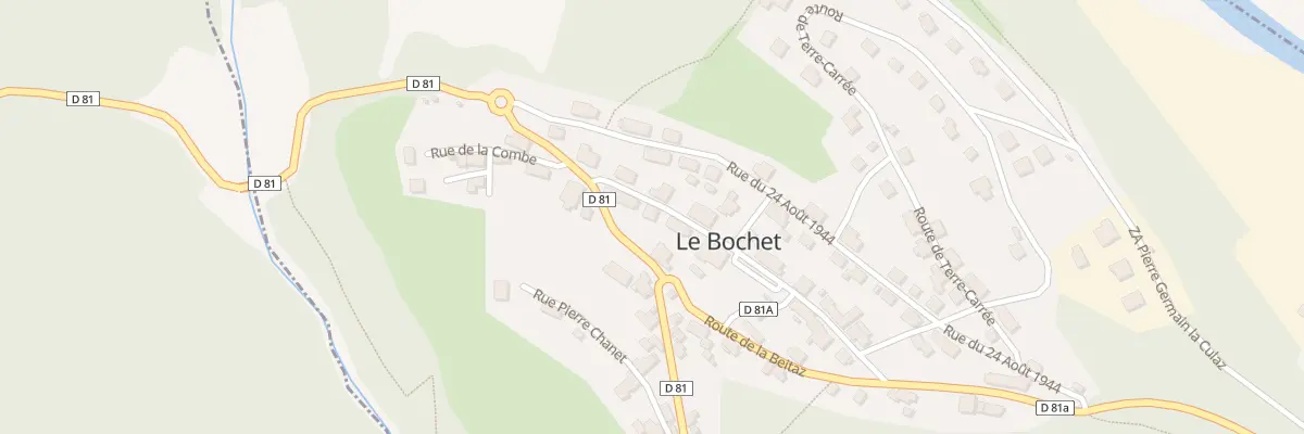 Plan du 225 Rue de la Mairie à Montricher-Albanne