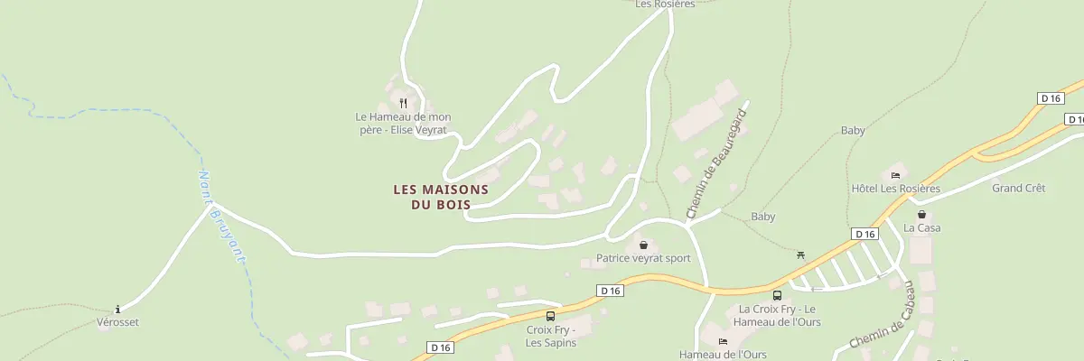 Plan du 258 Imp des Maisons des Bois à Manigod