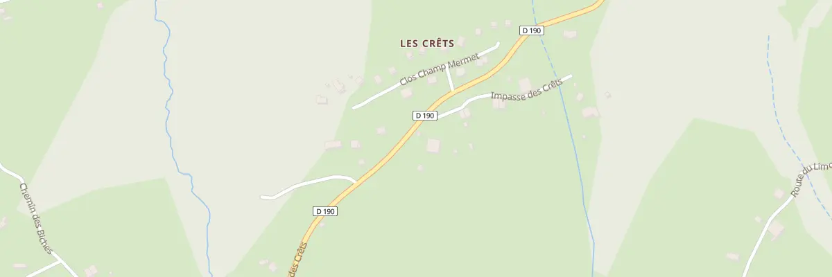 Plan du 2 Imp des Crêts à Viuz-en-Sallaz