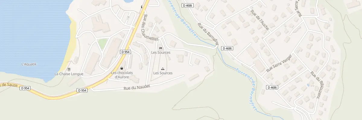 Plan du 1 Rue de Naudet à Savines-le-Lac