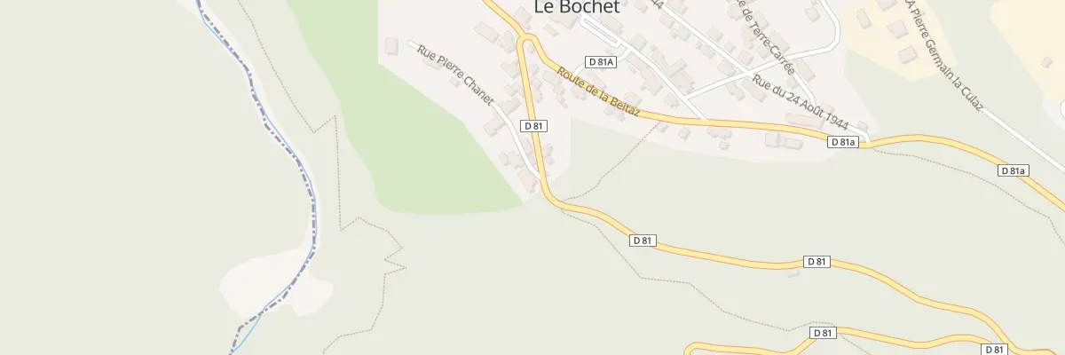 Plan du 3 Rue de Pierre du Chanet à Montricher-Albanne