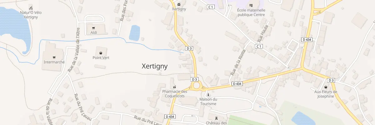 Plan du 5 Rue General Patch à Xertigny