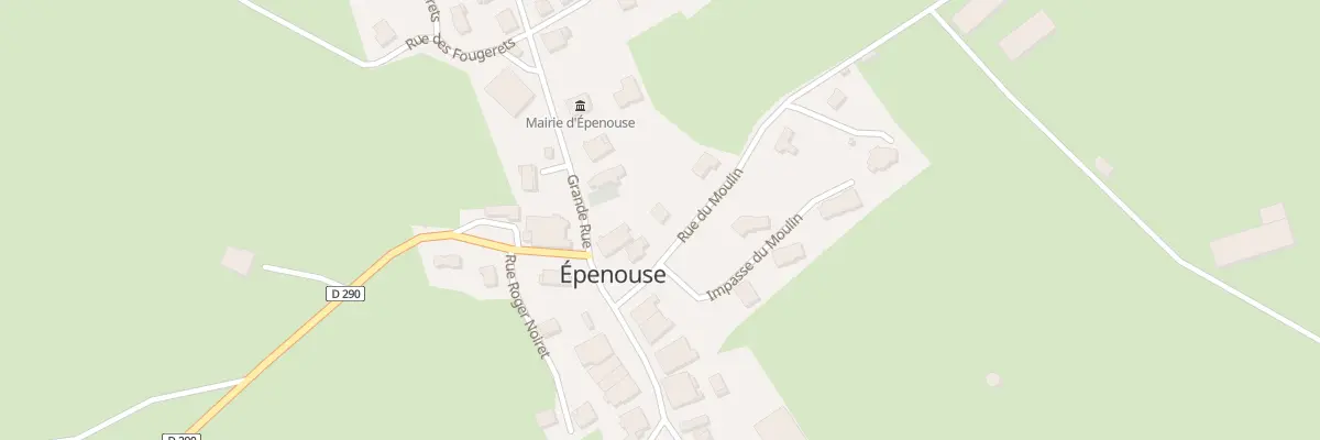Plan du 3 Rue du Moulin à Épenouse