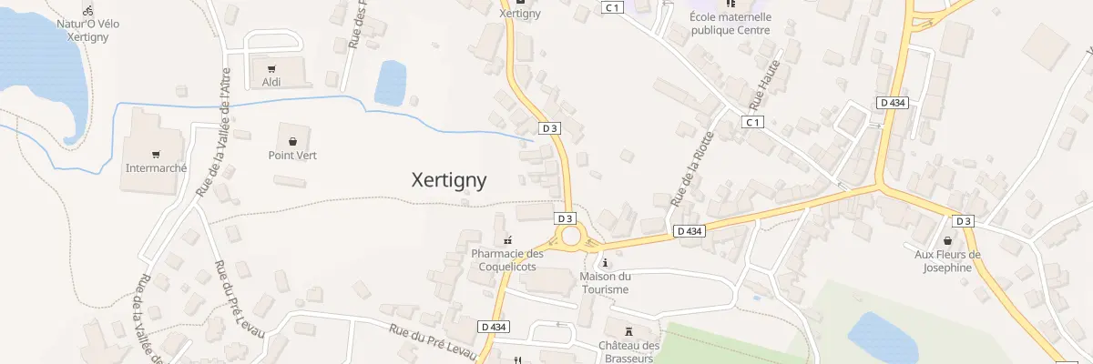 Plan du 3 Rue General Patch à Xertigny