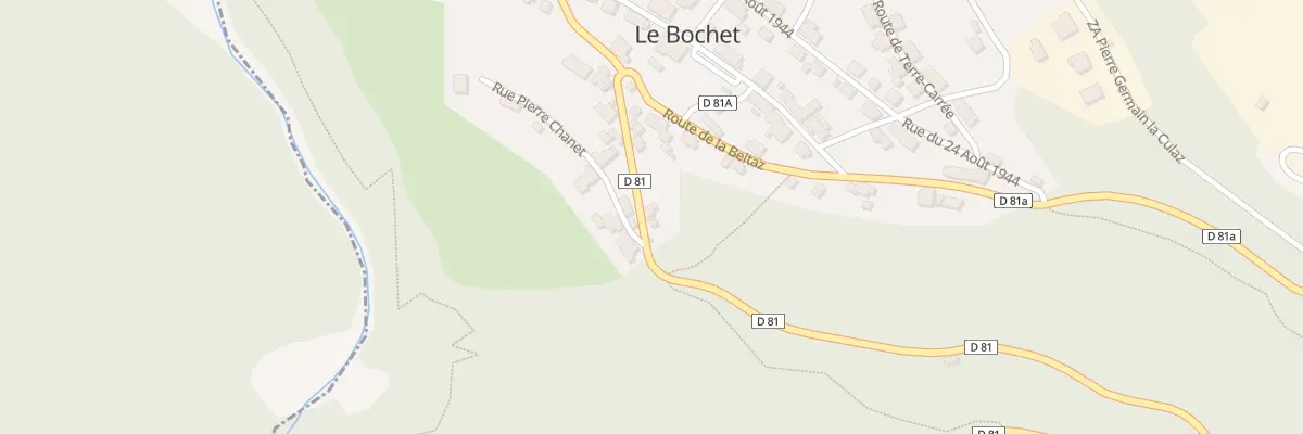 Plan du 251 Rue des Sauges à Montricher-Albanne