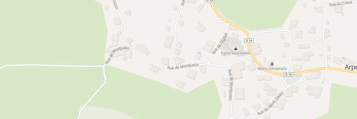Plan du 192 Rue de Montjustin à Arpenans