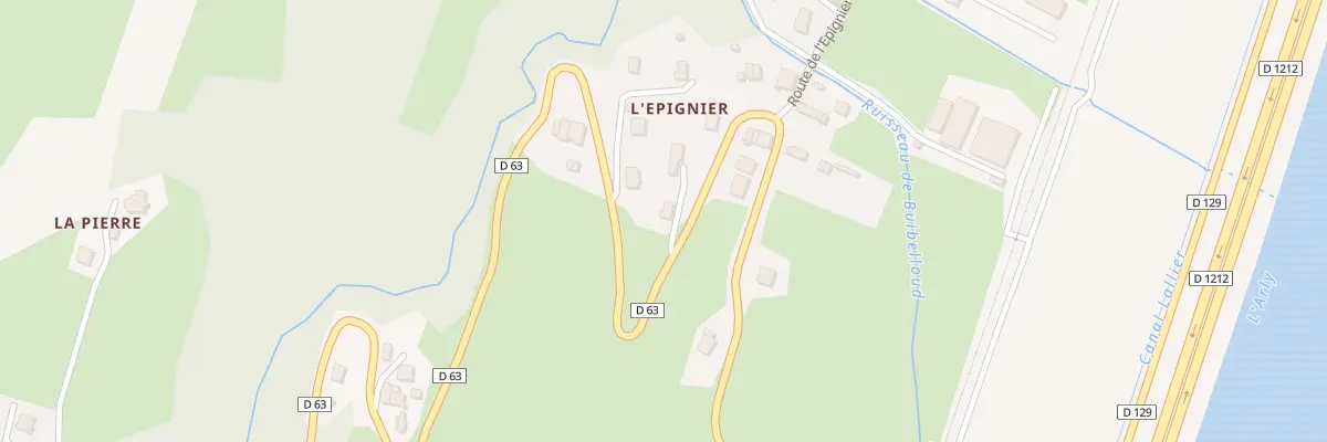 Plan du 5071 L’Epignier à Thénésol