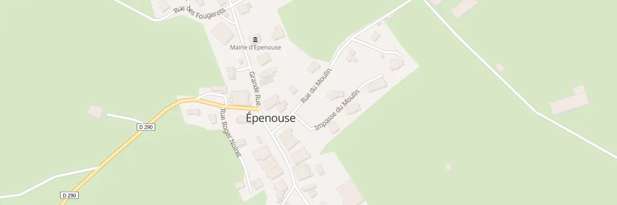 Plan du 2 Rue du Moulin à Épenouse